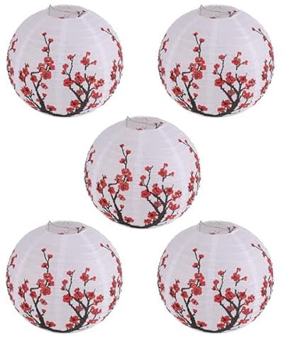 Kopinma Lanterna di carta giapponese da appendere da giardino lanterne cinesi, lanterna orientale, lanterna di carta per matrimonio, compleanno, San, festa della mamma