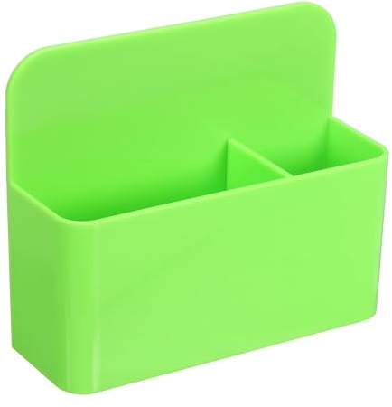 QUARKZMAN Portaplumas Magnético De Plástico Para Refrigerador 4.72 X 1.57 X 3.94 Organizador De Marcadores De Pizarra Blanca Accesorios Para Locker Taza Para Lápices Soporte Verde