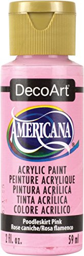DecoArt Americana Acrylic Multi-Purpose Paint, Poodleskirt Pink