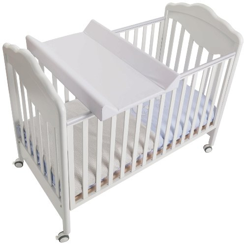 ITALBABY 050.6015 Wickelauflage PVC, 2 Seiten, fester Boden Bianco