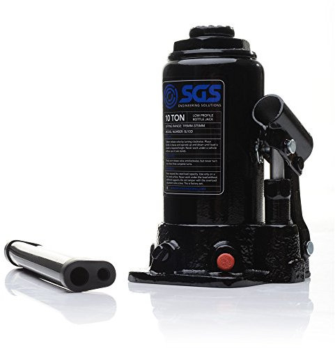SGS 10 Tonne Low Profile Bottle Jack | 120mm Stroke