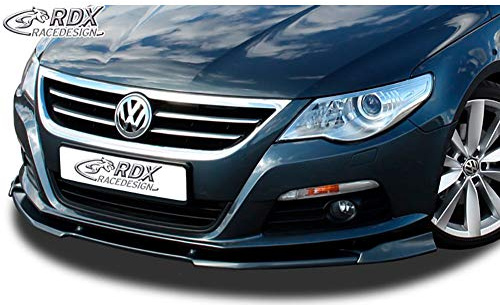 RDX Racedesign Spoiler avant Vario-X compatible avec Volkswagen Passat CC -2012 (PU)