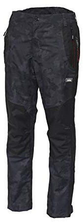 D A M CamoVision - Pantalones de pesca, 100% impermeables, transpirables, costuras selladas, forro suave, rodillas preformadas, cintura elástica