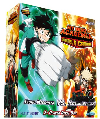 Jasco Jeux | My Hero Academia Jeu de Cartes à Collectionner – Izuku Midoriya vs. Katsuki Bakugo 2 Jeux Rival Decks | Jeu de Cartes | À partir de 14 Ans | 2 Joueurs | 45 Minutes de Temps de Jeu