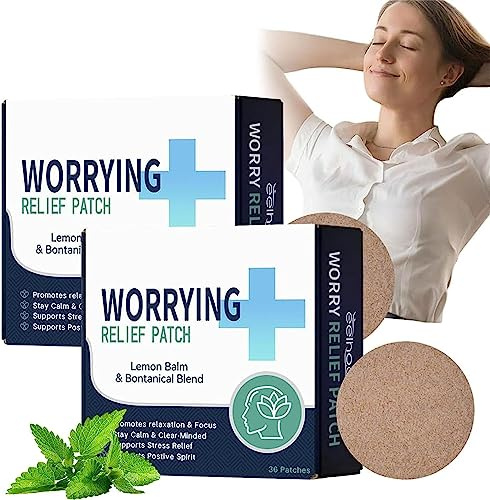 EXQST Parche para aliviar la ansiedad InnerCalm Alivio para la ansiedad 36 unids/Caja Parche Parches relajantes Extracto Natural Parches para aliviar el estrés Promover el Alivio del estrés