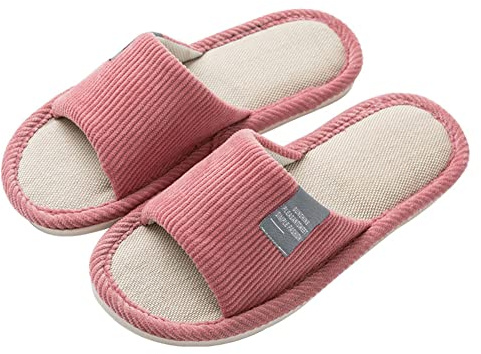 Teceyfeet Mujer Hombre Zapatillas de Casa ，Zapatillas de Estar por Casa, Pantuflas para Invitados Zapatillas de Hotel Zapatillas de SPA, Pantuflas para Interior y Exterior