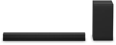 LG DS40T 2.1 Soundbar (300W) mit kabellosem Subwoofer (ARC, HDMI, Optisch, Bluetooth) [2024], Schwarz