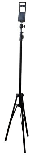 Phone Tablet Tripod by A2Z2U Group. Tripod Stand for Apple/Samsung/Huawei. Best for Phone or Tablet. Sturdy and Durable Stand Made from Metal and Plastic Backed Legs.