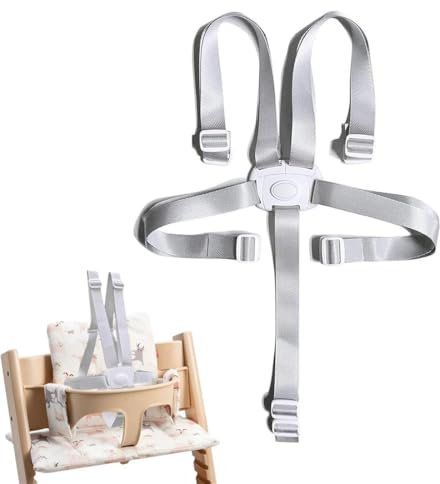 LACHT Arnes Seguridad Silla Niño, Cinturón de Seguridad para Bebé, Arnés de Seguridad de 5 Puntos para Niños y Niños,tronas de bebe,trona portatil bebe,Correa Segura para Silla