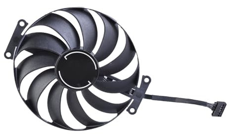 Greabuy 95mm 6Pin FDC10U12D9-C DC12V 0.45A GPU Fan for GTX1650 PHGTX1650-O4GD6-P Graphics Card Cooling