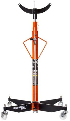 Sollevatore Idraulico da 600 kg | Altezza Minima 124 cm | Altezza Massima 200 cm | per Cambio Scatola di Trasmissione Motore