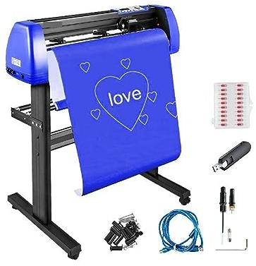 28 pollici Vinyl Plotter Sign Cutting Machine Software Signmaster compatibile Windows 20 lame LCD nero for artigianato