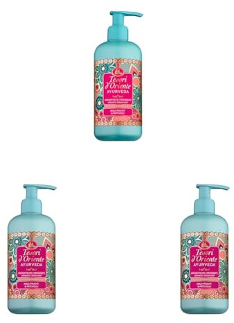 Tesori d'Oriente Flüssigseife Ayurveda | 300ml | aromatische Handseife | Amla-Fruchtextrakt, Sesam-Öl, Aloe vera und Calendula | zur sanften Reinigung | Wellness-Ritual für Körper & Sinne