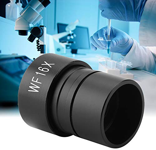 YWBL-WH Ocular de Microscopio de Campo Amplio WF16X, Lente óptica, Imagen Clara y Brillante, Tamaño de Montaje de 23,2 Mm, Ideal para Estudiantes y Profesionales