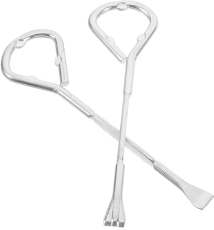 FOYTOKI Outil Ouvre-boîte en Acier Argenté 2 Pièces Ouverture Facile du Couvercle pour Peinture et Bouteilles, Portable et Multifonction pour Usage Domestique