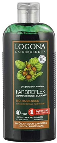 Farbreflex Shampoo Braun-Schwarz Bio-Haselnuss