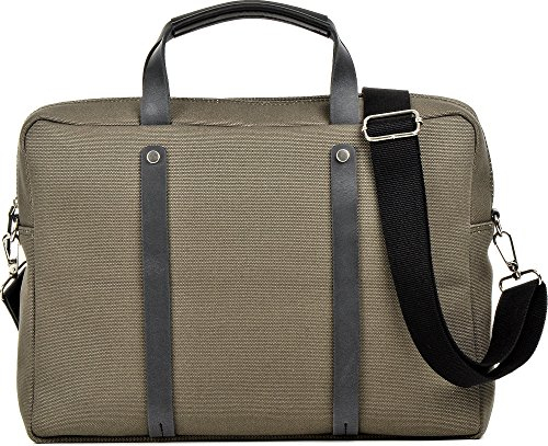 Jost, Unisex, Messengerbags, Laptoptaschen, Umhängetaschen, Businessbags, Canvas, Khaki, 38,5 x 28,5 x 8,5 cm (B x H x T)