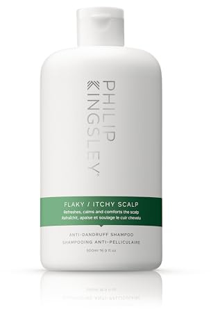 Philip Kingsley | Schuppiges/juckendes Kopfhautshampoo | Anit-Dandruff Shampoo für schuppige, juckende, trockene, fettige Kopfhaut | Reinigung der Kopfhaut | 500ml