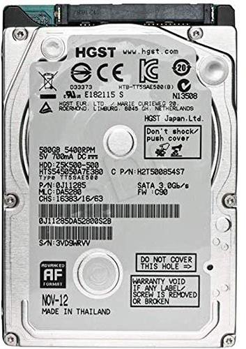 HGST HDD 2.5 SATA 500 GB 5K1000-500 5400 RPM Usato