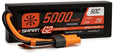 Spektrum 5000mAh 2S 7.4V SMART G2 50C IC5 SPMX52S50H5