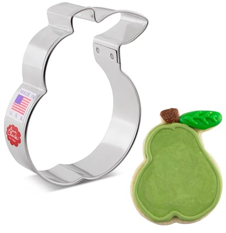 Ann Clark Pear Cookie Cutter, 3-1/2 Made in USA