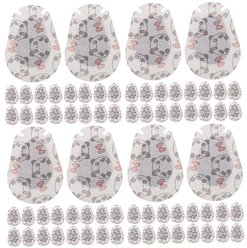 Healifty 80blätter Cartoon Augenklappen Für Junge Mädchen Wiederverwendbar-augenpflaster Zur Amblyopie- Atmungsaktiv Vollflächig Für Strabismus Behandlung Bunte Panda-designs