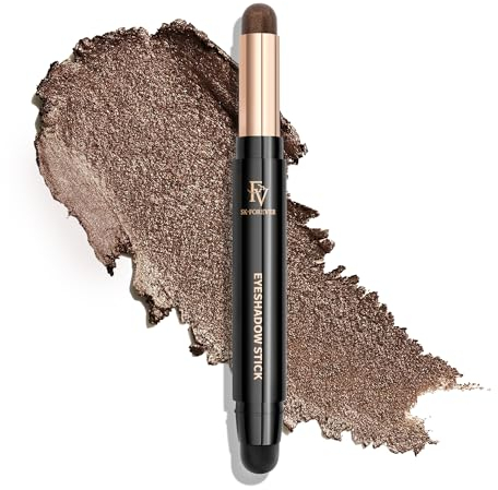 FV Lidschatten Stift, Langanhaltend und Hochpigmentierter Creme Glitzer Lidschatten, Knitterfrei, Wasserfester Eyeshadow Stick mit Shimmer Finish, Golden Shimmer