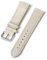 PUCHEN Weiches Wildleder-Uhrenarmband, 18mm, 20mm, 22mm, 24mm, Schnellverschluss-Ersatzarmband, Beige, 18mm