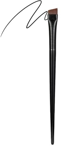 Brocha para cejas – Pincel delineador de ojos | Pincel ultrafino para cejas | Pincel delineador de ojos de punta | Pincel de maquillaje de precisión en ángulo fino ultrafino para cejas inclinado