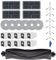 27 pezzi accessori per robot aspirapolvere Dreame L10s Pro Ultra Heat/L10s Ultra Gen 2/Mova E30 Ultra, pezzi di ricambio con 1 spazzola principale, 10 sacchetti per la polvere, 6 salviette, 6 spazzole