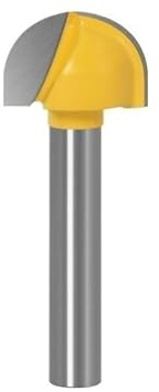 Gambo Da 6 Mm Fresa A Sfera Per Legno Fresa A Gola Fresa A Raggio Core Box In Carburo Solido Utensili CNC 3,175 Mm 25 Mm(6x30mm)