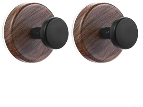 Lot de 2 crochets à ventouse robustes – Cintre de porte sans perçage pour couronnes et décorations, capacité de 2,7 kg, réutilisables et toutes saisons, pour carrelage en verre et métal