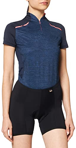 Gonso Base Pants W, Damen Fahrradunterhose, Passt unter alle Rad-Shorts, Tights mit tri-elastischem Dry Up Sitzpolster, Geruchshemmendes Silver+, Enganliegende Passform