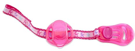Chicco Clip Salvasucchietto, Portaciuccio, 0m+, Rosa, 459.9 cubic_centimeters, 15 grams, 1 unità, 1
