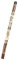 Didgeridoo Bambus Holz Aborigini bemalt geschnitzt Instrument fair Gecko Schildkröte Dot Painting (geschnitzt braun)