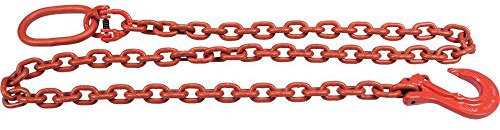 Elingue chaine(Sortiment) verg.Acier rouge 8x2000mm