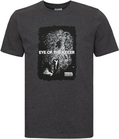 Merkel Gear T-Shirt Keiler Grau L