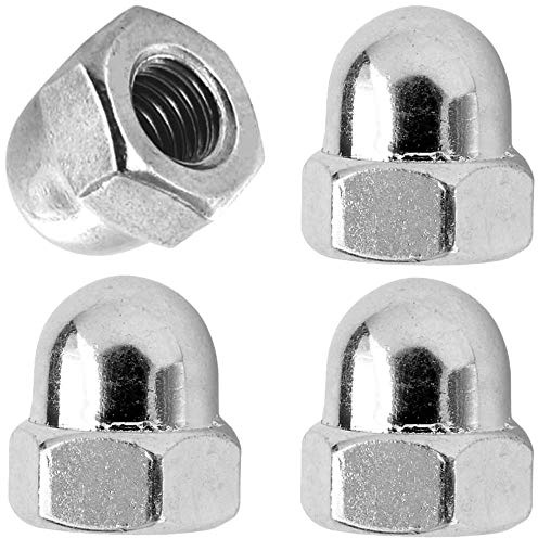 cyclingcolors 4 x Bicycle Cap Nuts Compatible with Shimano Hub Dynamo Nexus Roller Brake (M9 x 1 SW15 x H 21.5 mm)