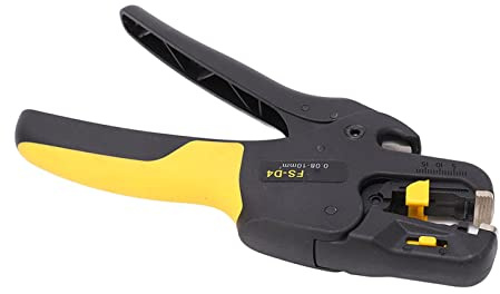 Pinza Spelafili Automatica 0,08-10 mm² - Strumento per Cavi Elettrici Singolo e Multifilare, Pinza Spelafil Regolabile per Installazioni Elettriche, Utensile per Risparmio di Manodopera