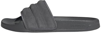 adidas Unisex ADILETTE NOSHOWER SLIDES, grey five/grey five/grey five, 8 UK