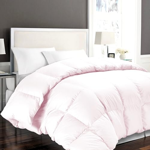 HOMEROKK Couette 140 X 200 cm Rose 450GR/M² Microfibre Douce - Qualité supérieure - (1 Place)