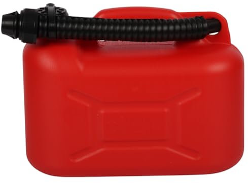 Jolie Max 5L, Plastic Fuel Tank Can – Durable Gas Tank, Jerry Can for Petrol, Diesel, Oil Storage – Includes Handle and Flexible Pouring Spout (UN 3H1 / Y0,9/150 / ** /RO/ 140-23/IPROCHIM)
