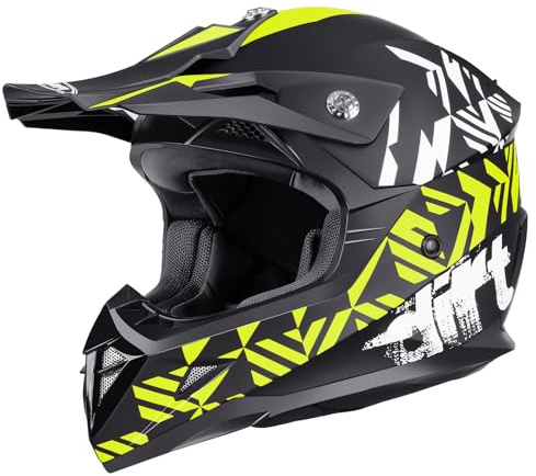 Casco Motocross Integrale Motard Downhill - YEMA YM-915 Caschi Moto Cross Integrali DH ECE Omologato Donna Uomo