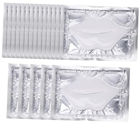 OATIPHO 25piezas Gel Lip Masks Hidratantes Para Labios Secos Con Colágeno Almohadillas Portátiles Nutritivas Para Cuidado Labial Suaves y Refrescantes Pack