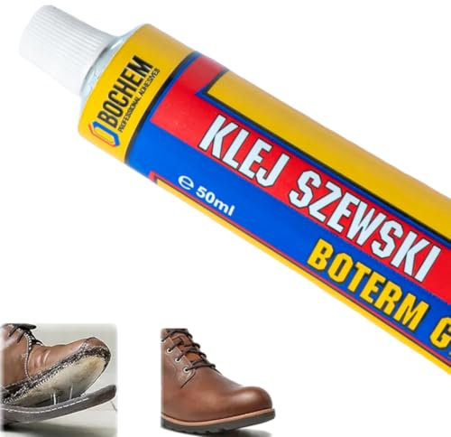 BOTERM GTA Universal Contact Glue - Strong & Flexible for Shoe Repair, Upholstery, Bags, Leather, Rubber - Heat-Resistant Adhesive 50 ml for Fabric, Felt, Furniture, Wood, Craft, DIY - Quick Bond