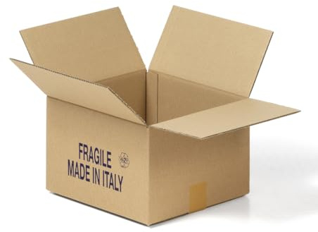 Scatole in Cartone 30X30X25 cm (10 Pezzi) | Cartoni per Spedizioni, Trasporti e Traslochi | Qualità Italiana