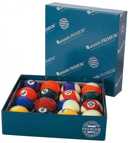 Winsport Billard Kugeln Aramith Modell Premium 57,2 mm für Poolbillard, Professional Tournament Balls Original Made by Saluc in Belgien