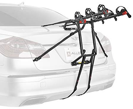 Allen Sports Premier 3-Bike Trunk Rack, Model S103 (Black and red)