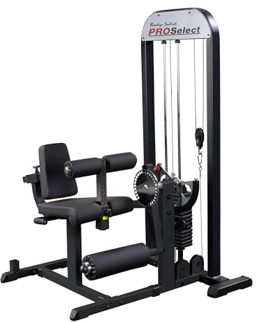 Body-Solid (GCEC-STK/3) Pro Select Leg Extension and Curl Machine, Weight Lifting Gym Equipment for Leg Press, Commercial and Home Leg Developer Strength Training Machines, 310 lb Weight Stack