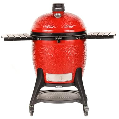 Kamado Joe KJ15041021 Big Joe III Barbecue à charbon de bois 61 cm Rouge